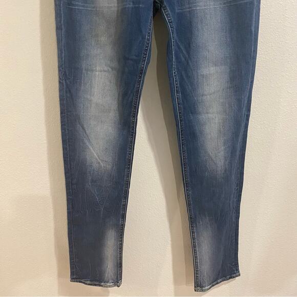 Rerock For Express Mid Rise Skinny Jeans Sz 30 - Picture 4 of 14